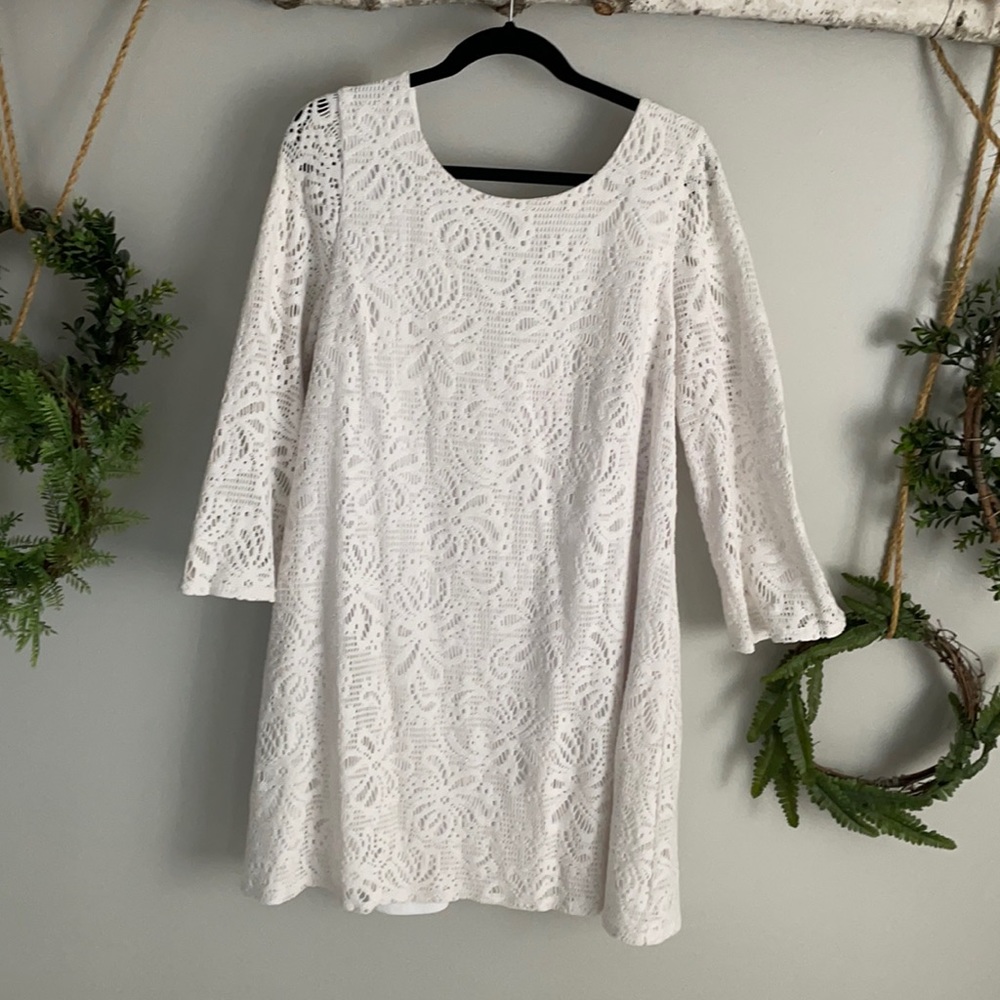 Lilly Pulitzer White Knit Mini Dress